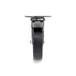 Grip 42077 125mm 150kg Chrome Plated Grey TPR Swivel Castor with Brake