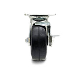 Grip Grip 42083 125mm 180kg Rubber Moulded Cast Iron Swivel Castor with Brake