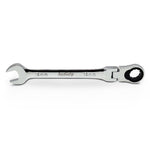 AuzGrip A89723 16mm Flexible Open End Ring Combination Ratchet Spanner Front
