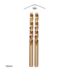 Insize Insize IN0202 Twin Pack 1.5mm Heavy Duty Cobalt HSS Drill Bits
