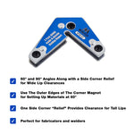 Metaltech MT85107 Twin Pack Internal External Magnetic Welding Clamp