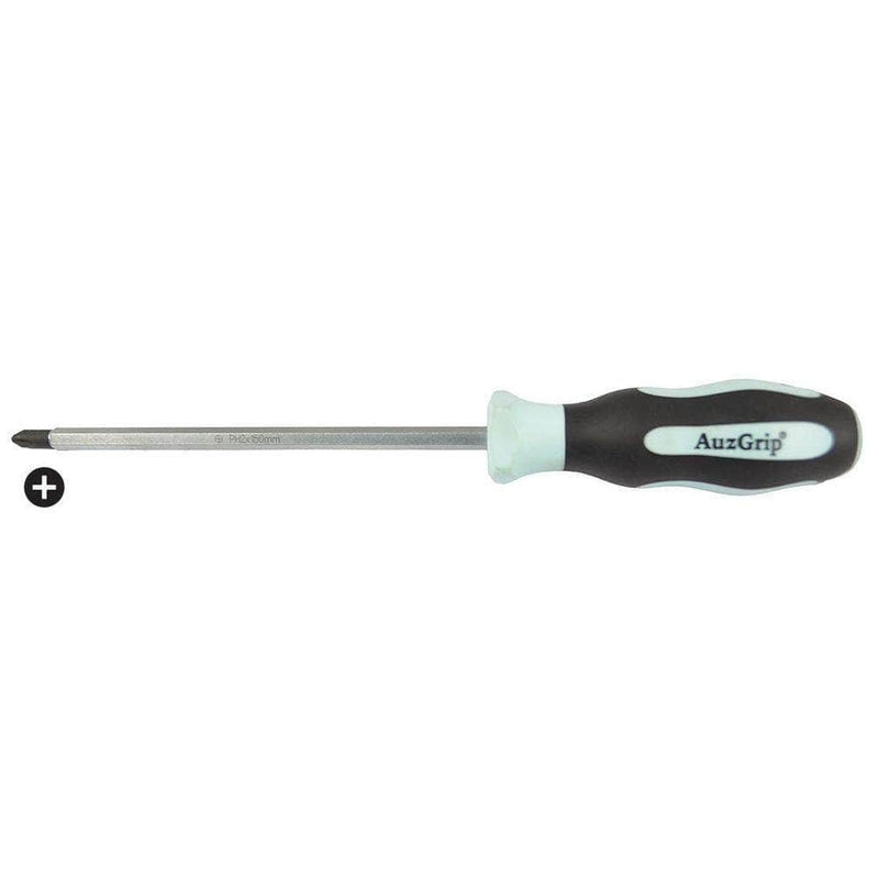 AuzGrip AuzGrip A63571 PH1 x 100mm Tang-Thru Phillips Screwdriver