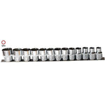 AuzGrip AuzGrip A70750 12 Piece 10mm-24mm 1/2" Square Drive Spline Socket Set