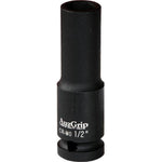 AuzGrip AuzGrip A84798 1-7/16" 6 Point 1/2" Square Drive Deep Impact Socket