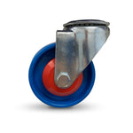 Grip 41986 125mm 250kg Industrial Blue Nylon Swivel Castor with Bolt Hole
