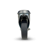Grip 42003 50mm 40kg Institutional Grey TPR Swivel Castor with Brake & Bolt Hole