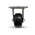 Grip 42078 100mm 150kg Rubber Moulded Cast Iron Fixed Castor