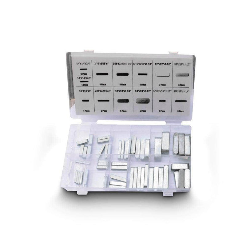 Grip Grip 43167 60 Piece SAE Carbon Steel Key Stock Assortment Set