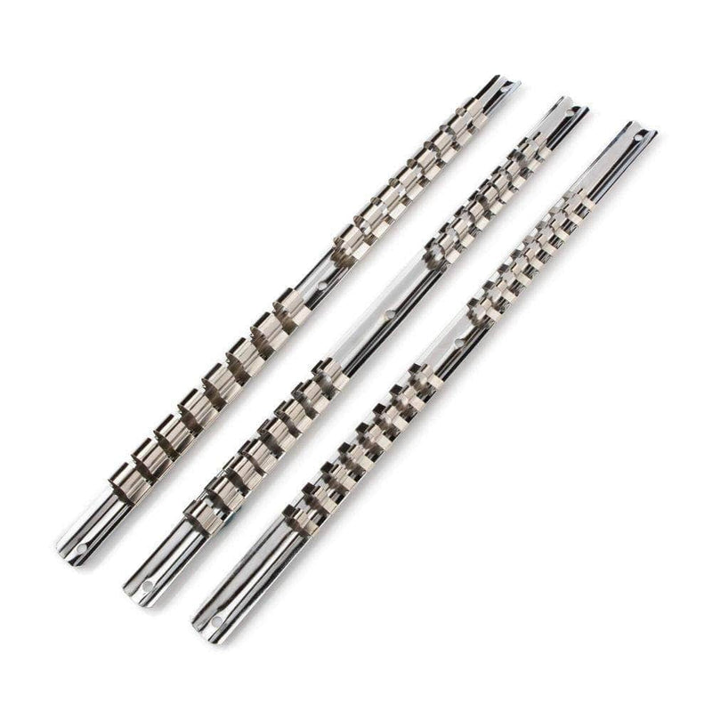 Grip Grip 67191 3 Piece 430mm Steel Socket Holder Set with 45 Clips