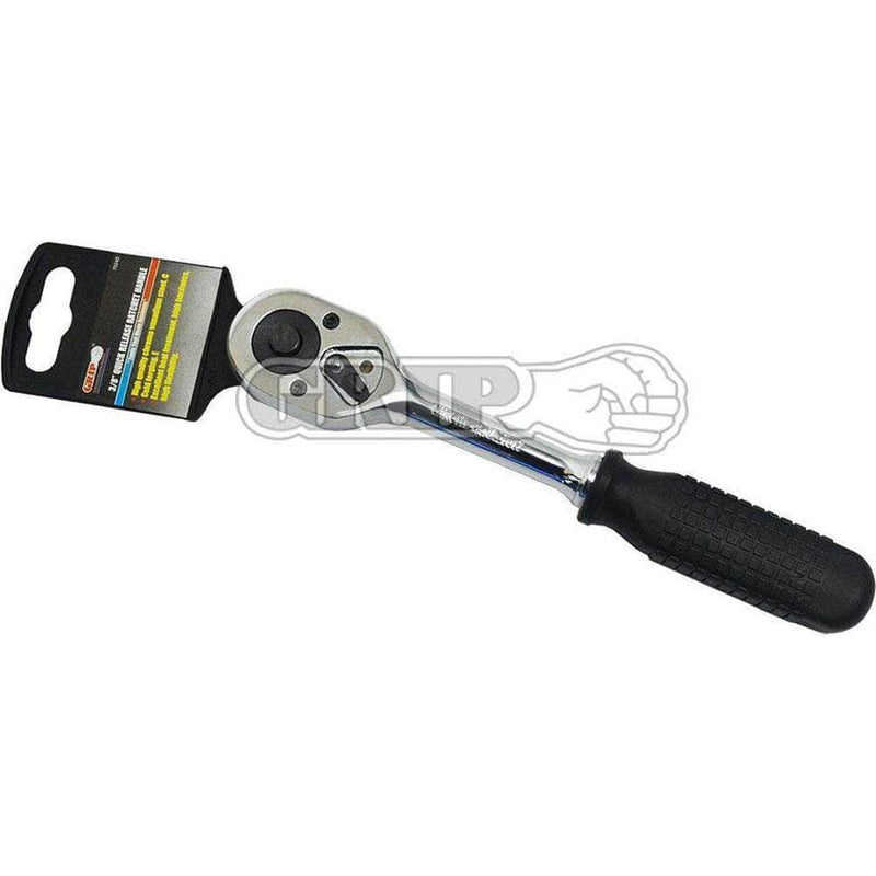 Grip Grip 70247 1/2" Square Drive Chrome Quick Release Ratchet