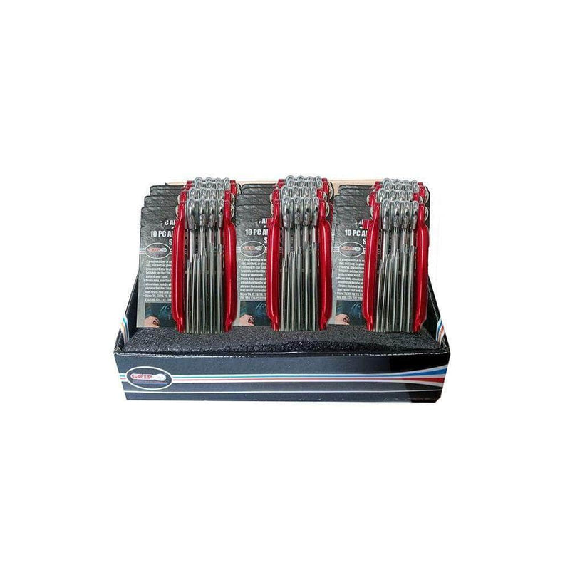 Grip Grip 92146 10 Piece Aluminium Folding Star Key Set