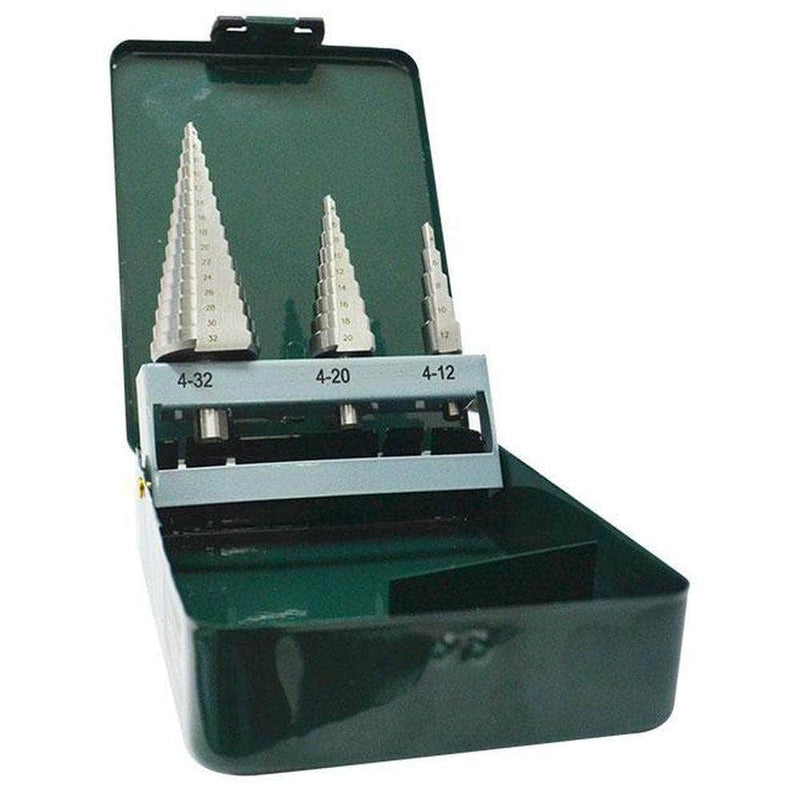 Insize Insize HSSM2 3 Piece Metric Straight Flute Step Drill Bit Set