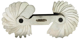 Insize Insize IN4801-17 1mm-7mm Radius Gauge