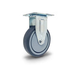 Grip Grip 42008 100mm 100kg Institutional Grey TPR Fixed Castor