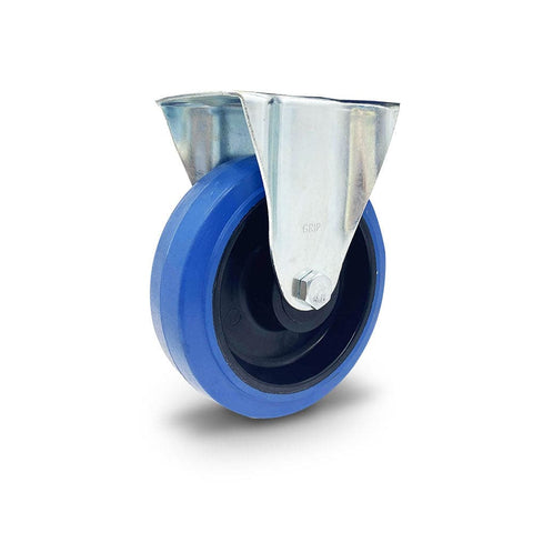 Grip Grip 42063 160mm 200kg Blue Elastic Rubber Fixed Castor