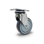 Grip Grip 42074 100mm 130kg Chrome Plated Grey TPR Swivel Castor