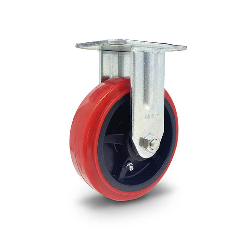 Grip Grip 42097 152mm 300kg Poly Moulded Poly Core Fixed Castor
