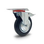 Grip Grip 43028 160mm 145kg Rubber Moulded Steel Core Swivel Castor with Brake