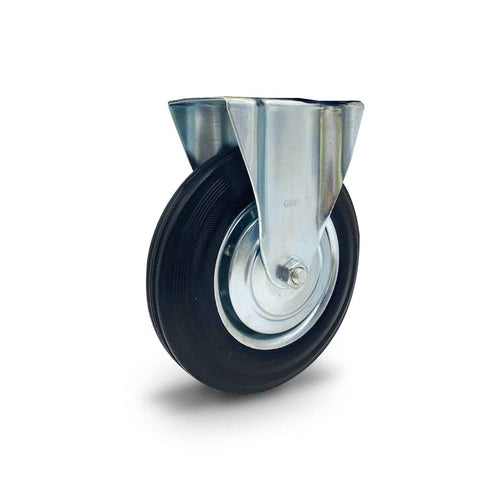 Grip Grip 43031 200mm 185kg Rubber Moulded Steel Core Fixed Castor