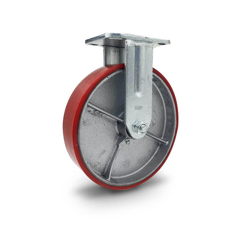 Grip Grip 43041 200mm 460kg Poly Moulded Cast Iron Fixed Castor