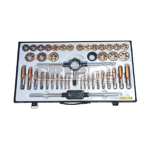 Grip Grip 53300 45 Piece SAE Tungsten Steel Tap & Die Set