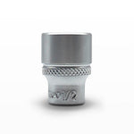 AuzGrip 1/2 Inch SAE 6 Point 1/4 Inch Square Drive Standard Socket Front
