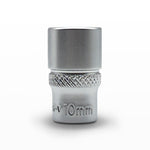 AuzGrip 10mm Metric 6 Point 1/4 Inch Square Drive Socket Front