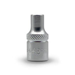 AuzGrip 4.5mm 6 Point Metric 1/4 Inch Square Drive Socket Front