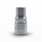 AuzGrip 6mm Metric 6 Point 1/4 Inch Square Drive Standard Socket Front