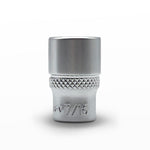 AuzGrip 7/16 Inch SAE 6 Point 1/4 Inch Square Drive Socket Front