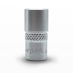 AuzGrip 8mm Metric 6 Point 1/4 Inch Square Drive Standard Socket Front