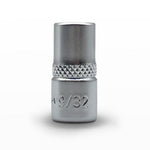 AuzGrip 9-32 Inch SAE 6 Point 1/4 Inch Square Drive Socket Front