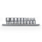 AuzGrip A75302 9 Piece SAE 12 Point 1/4 Inch Square Drive Socket Set Front