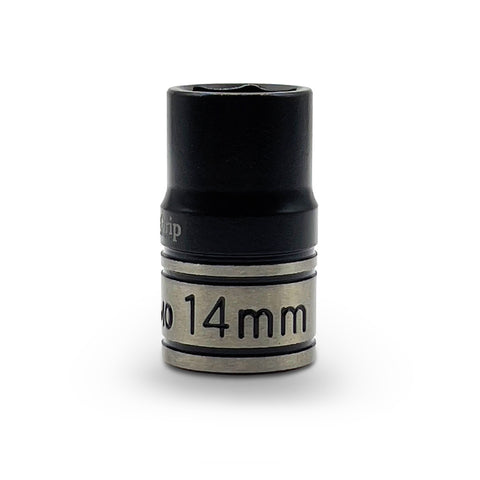 AuzGrip A84514 14mm 6 Point 1/2'' Square Drive Thin Wall Impact Socket front