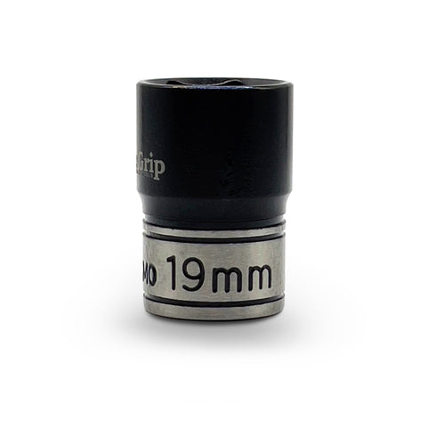 AuzGrip A84519 19mm 6 Point 1/2'' Square Drive Thin Wall Impact Socket front