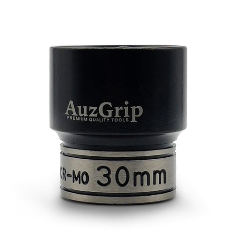 AuzGrip A84530 30mm 6 Point 1/2'' Square Drive Thin Wall Impact Socket front