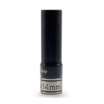 AuzGrip A84574 14mm 6 Point 1/2'' Square Drive Thin Wall Deep Impact Socket Front