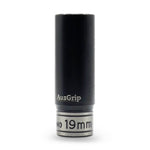 AuzGrip A84579 19mm 6 Point 1/2'' Square Drive Thin Wall Deep Impact Socket Front