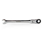 AuzGrip A89715 8mm Flexible Open End Ring Combination Ratchet Spanner Front
