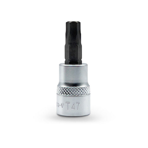 AuzGrip T47 3/8 Inch Square Drive E-Torx Bit Socket Front