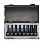 AuzGrip A84601 8 Piece Metric 1/2" Square Drive In-Hex Bit Socket Set