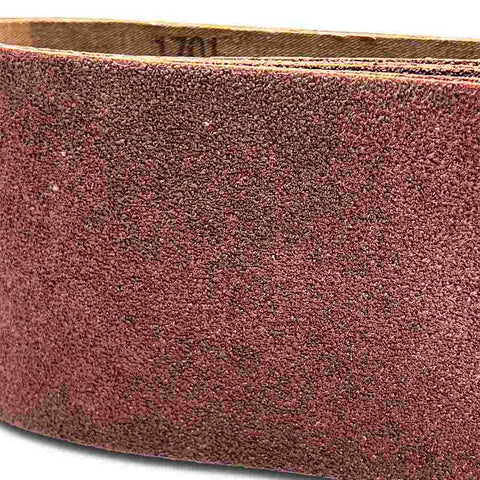 Insize INASB43660 5 Piece Aluminium Oxide Sanding Belt CloseUp_jpg