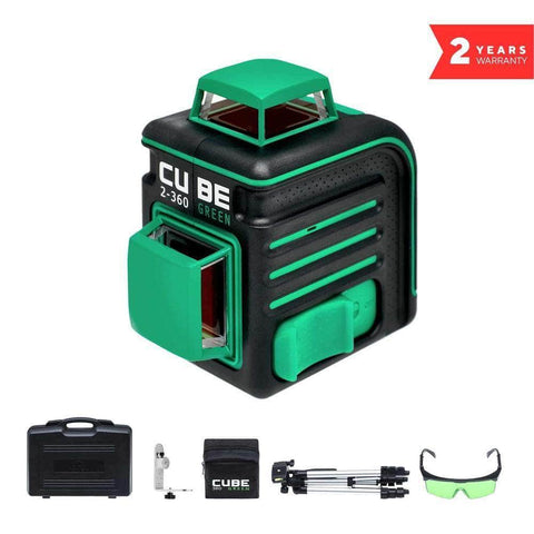ADA ADA ADA00471 Green Beam 3-Way Self-Levelling Cross Line Laser Level Kit