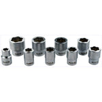 AuzGrip AuzGrip A53060 9 Piece Metric 3/8" Square Drive Bolt Extractor Socket Set