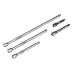AuzGrip AuzGrip A67005 5 Piece 1/4" Square Drive Wobble Extension Bar Set