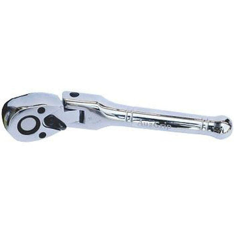 AuzGrip AuzGrip A70308 72 Teeth 1/4" Square Drive Flex Head Stubby Ratchet