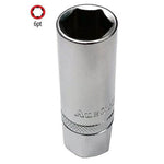 AuzGrip AuzGrip A76099 13/16" 6 Point 1/2" Square Drive Spark Plug Socket