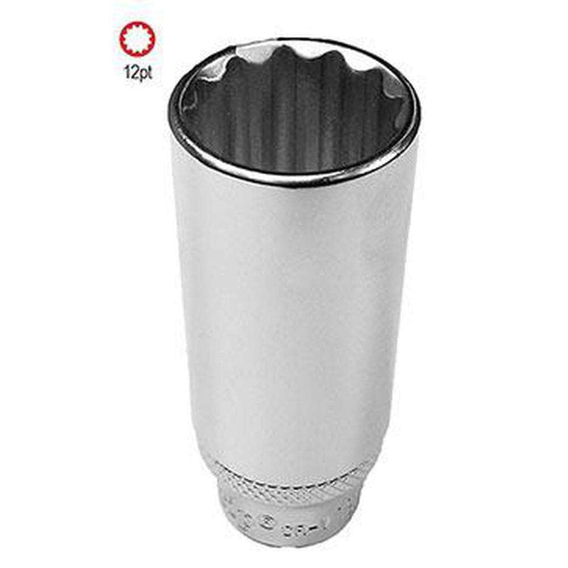 AuzGrip AuzGrip A76110 1" 12 Point 1/2" Square Drive Deep Socket