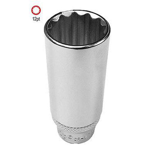 AuzGrip AuzGrip A76119 19mm 12 Point 1/2" Square Drive Deep Socket