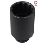 AuzGrip AuzGrip A84482 34mm 12 Point 1/2" Square Drive Deep Impact Socket